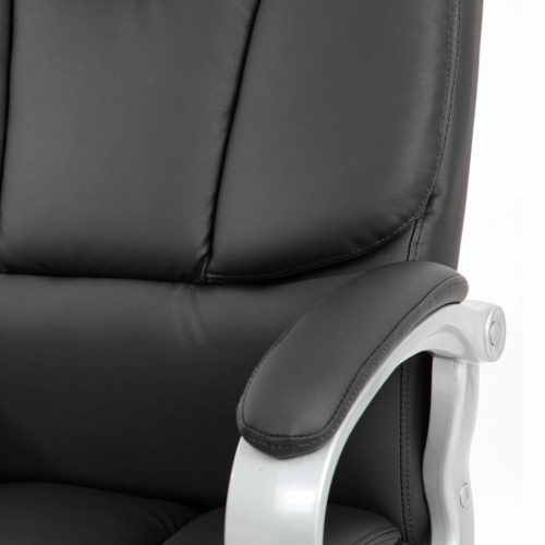 Кресло руководителя Brabix Premium Blocks HD-008 до 200 кг, экокожа, черное 531944 фото 3